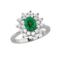 Anillo Nardelli Gioielli Mujer in Oro Smeraldo EL0873S